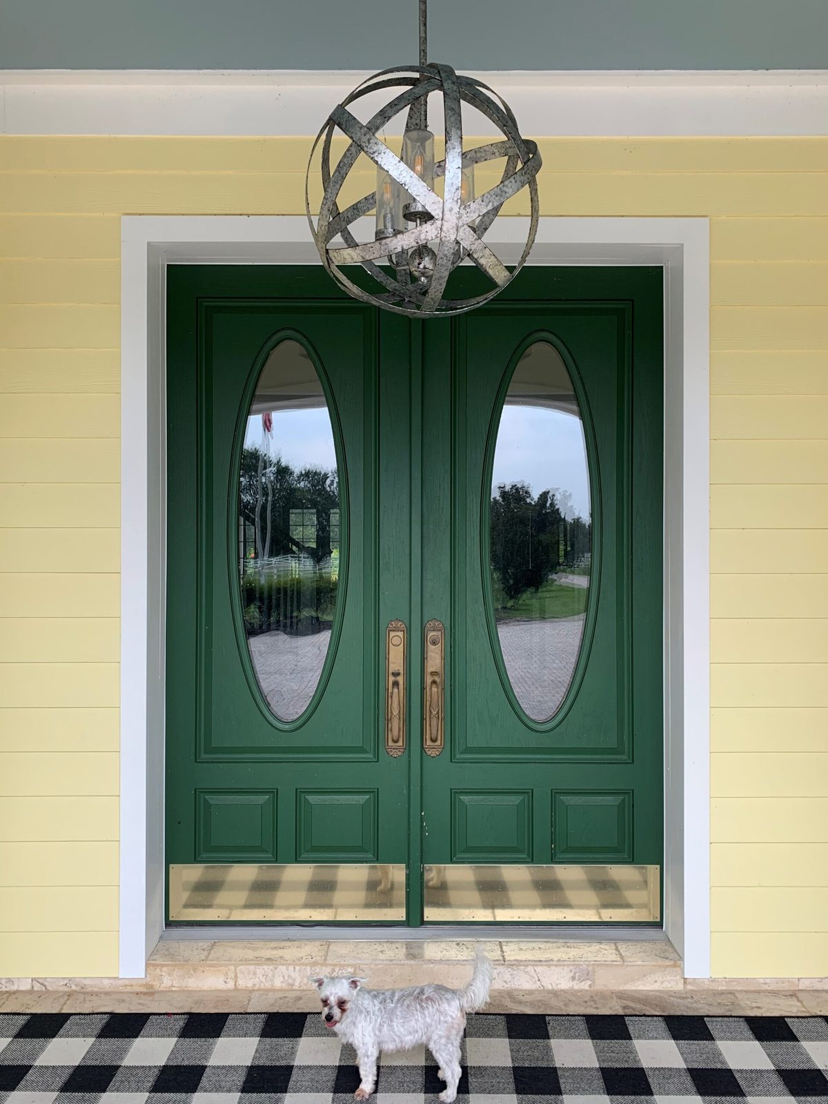 Entry before the iron door was installed, remodel 1