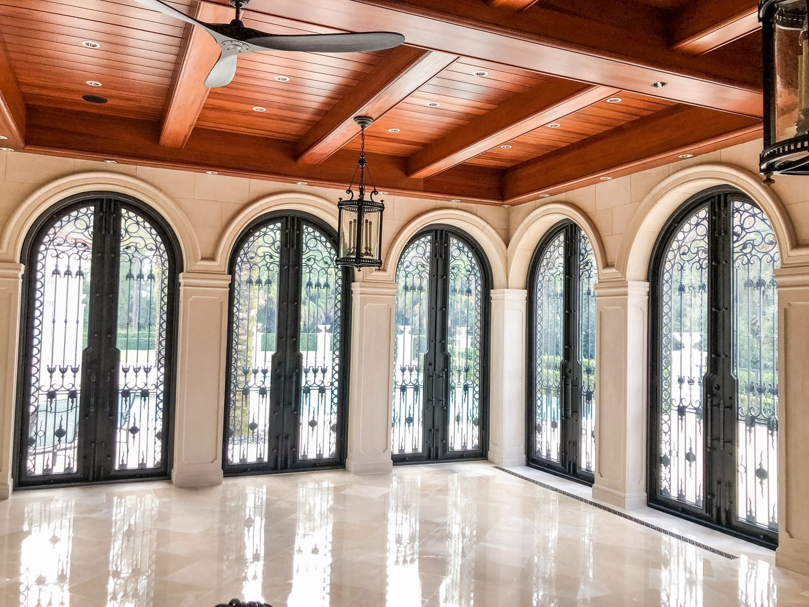 Traditional iron door — Multi arch