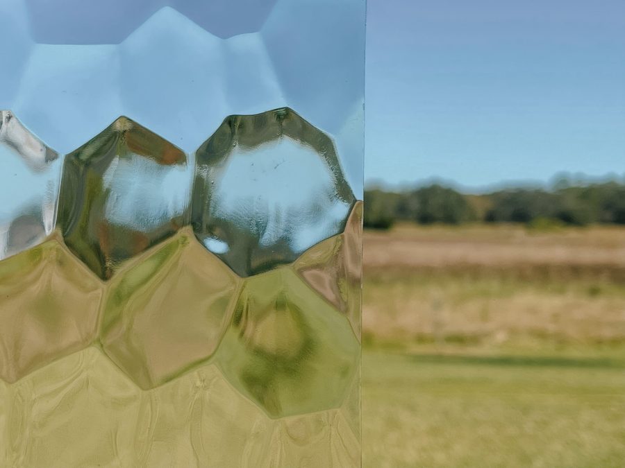 Water Cubed glass